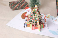 Christmas LED Light Christmas Tree Pop Up Card