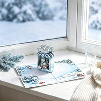Christmas Snowman 3D Pop Up Card