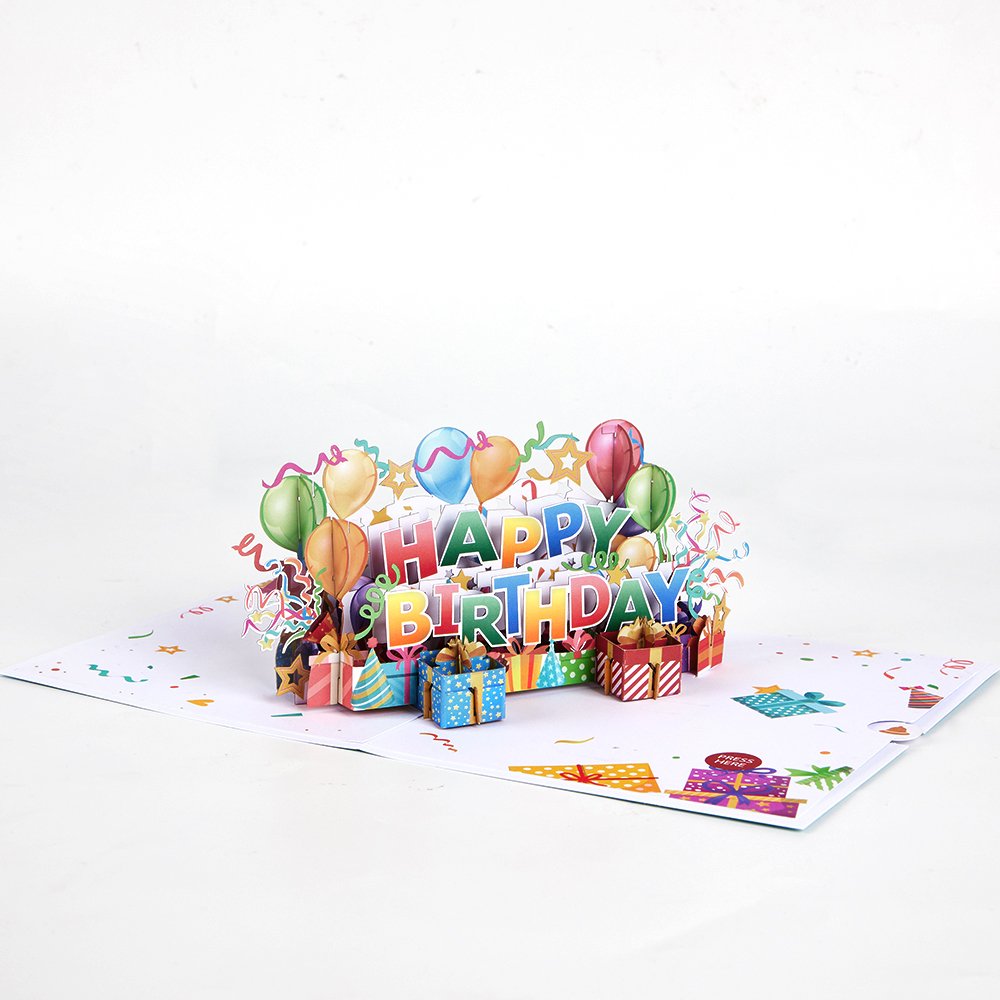 Happy Birthday 3D Pop Up Card