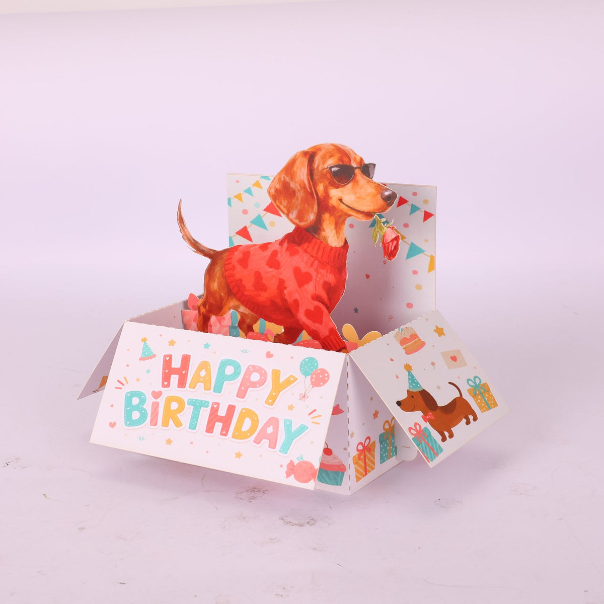 Birthday Dog Box Card
