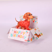 Birthday Dog Box Card