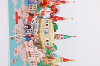 City Cityscape Greeting Card Moscow