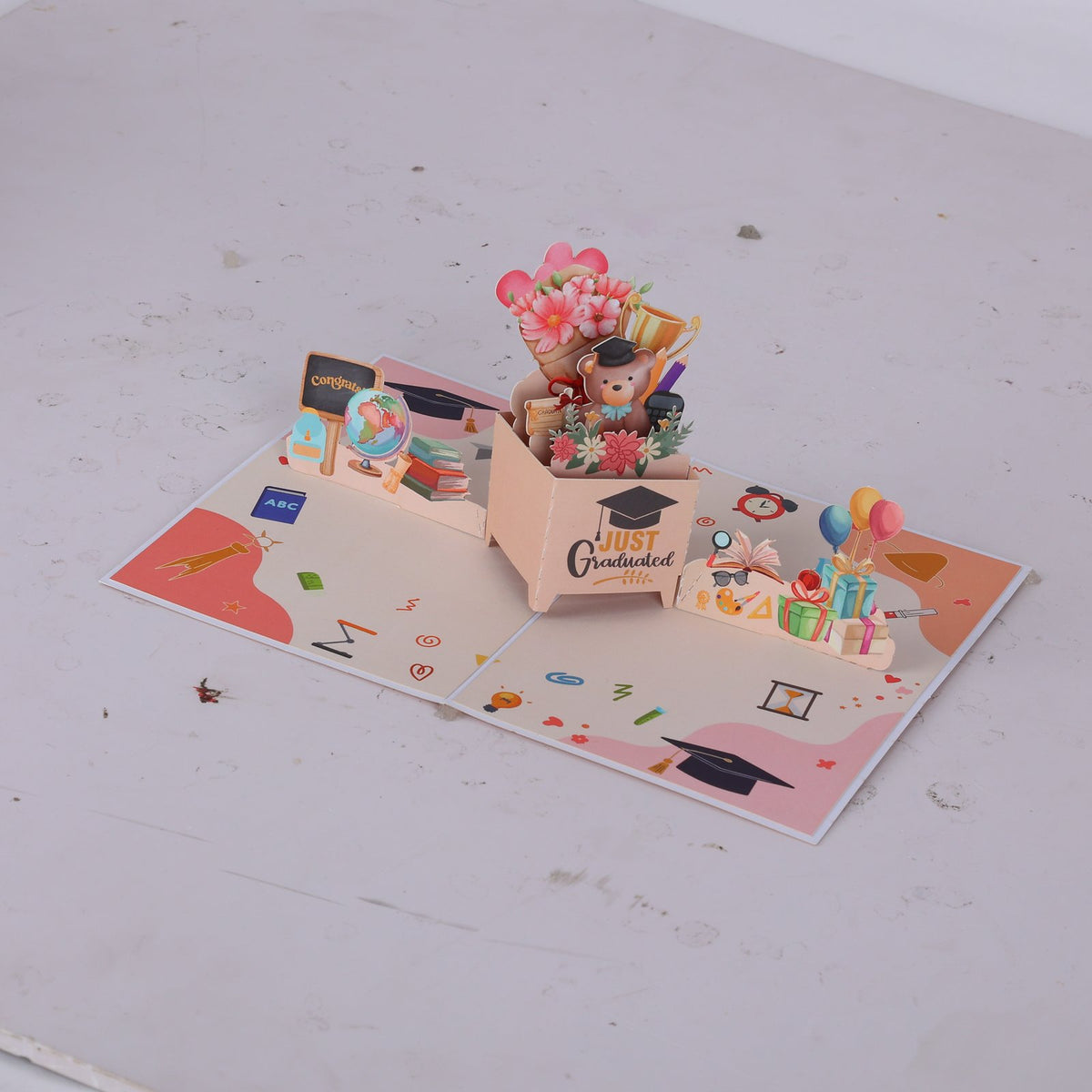 Graduation Season 90° 3D Pop Up Card