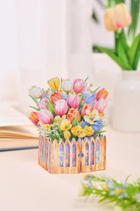 Heart Tulip Greeting Card