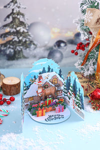 Christmas Deer Greeting Card