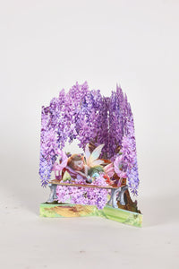 Wisteria Waterfall 3D Pop Up Card