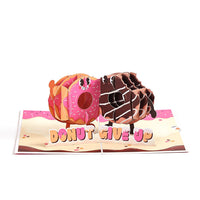 Donut Encouragement 3D Pop Up Card