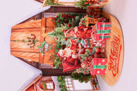 Vintage Double Door Pop Up Card