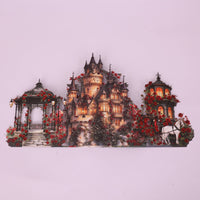 Gothic Garden Double Door 3D Pop Up Card