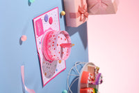 Pink Cake Birthday Greeting Card