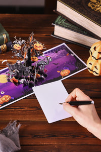 Grim Reaper Halloween Greeting Card
