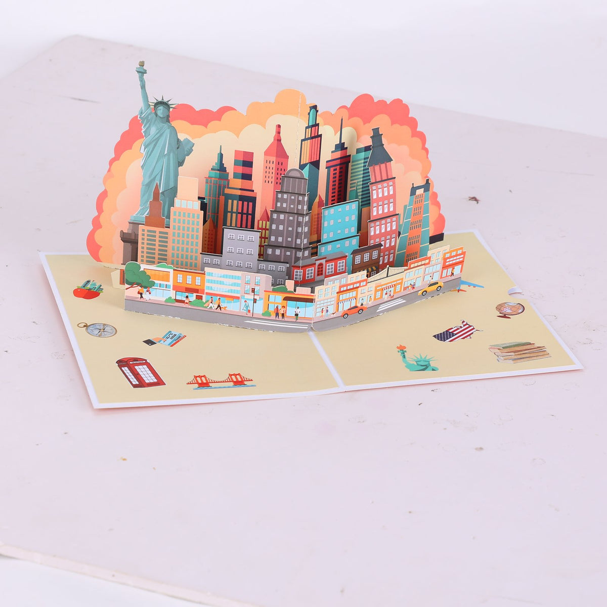 New York City Architecture Pop Up Card
