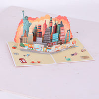 New York City Architecture Pop Up Card
