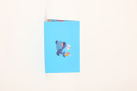 Whale 90° Birthday Greeting Card