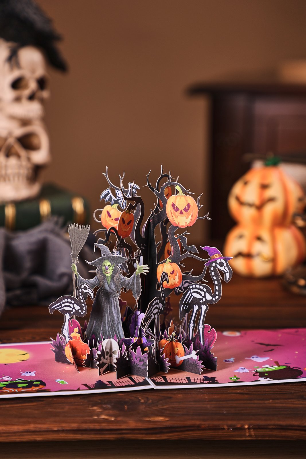 Witch Halloween Greeting Card