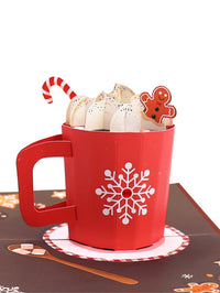 Hot Cocoa 3D Pop Up Card