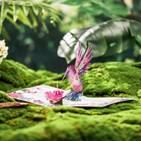 Hummingbird 3D Pop Up Card