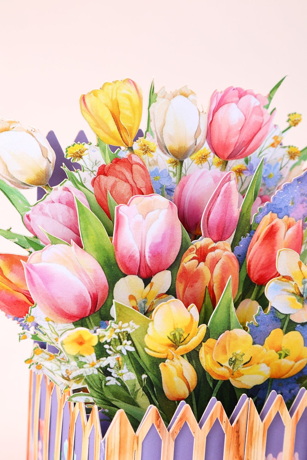 Heart Tulip Greeting Card