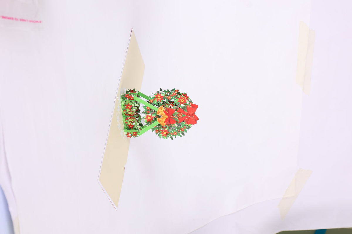 Christmas Ferris Wheel Flip Pop Up Card Large