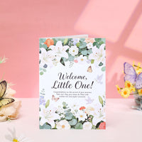 New Baby Welcome Flip Pop Up Card