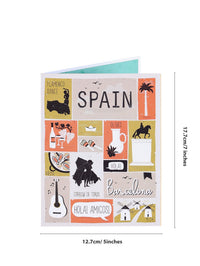 City Cityscape Greeting Card Spain