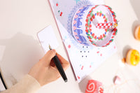 Strawberry Birthday Cake Music 3D Pop Up Card