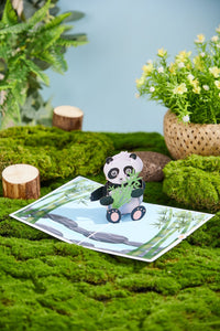 Panda 3D Pop Up Card