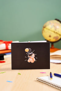 Graduation Season Little Bear Pop Up Card