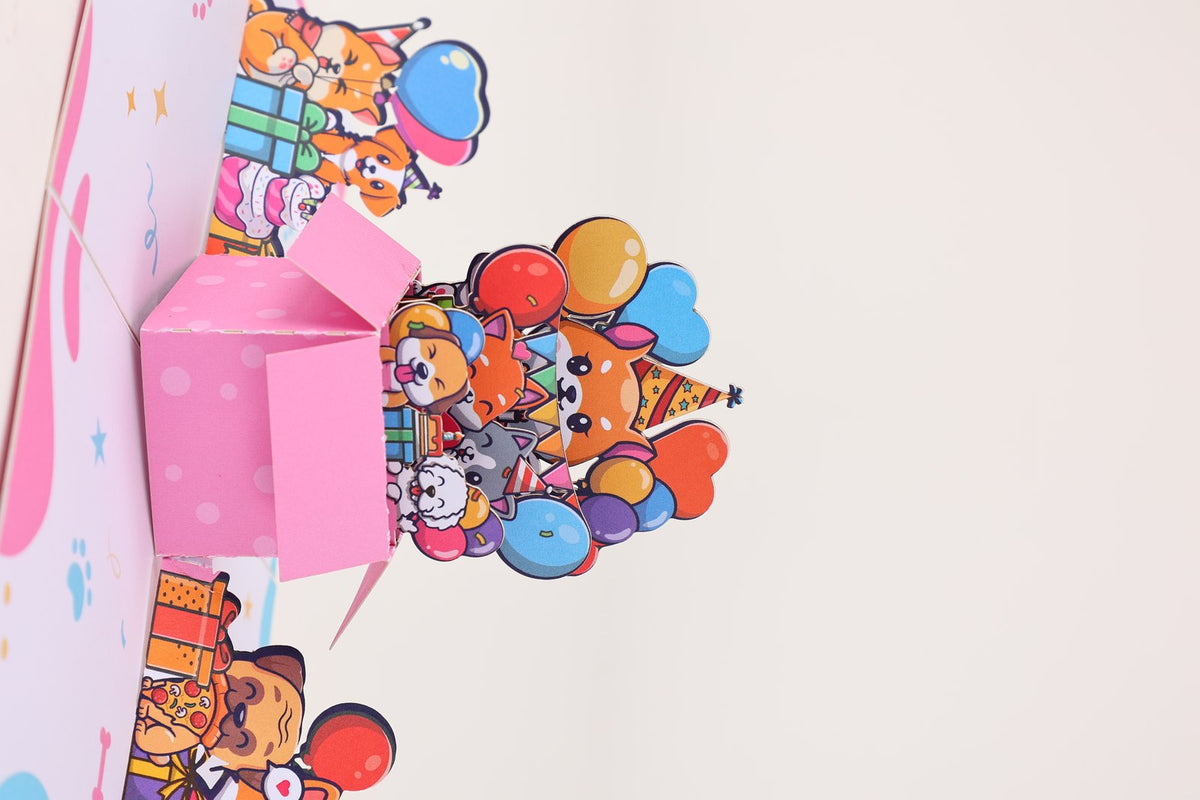 Dog 3D Pop Up Card