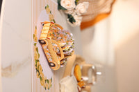 Yellow Flower Cart 3D Pop Up Card