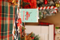 Christmas Vintage Sports Car Greeting Card