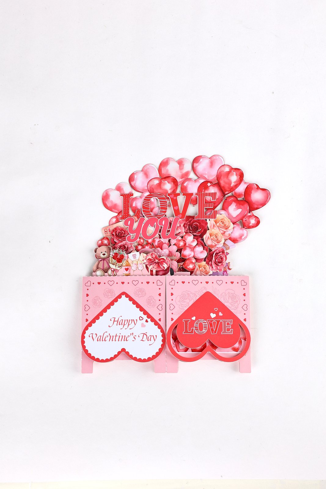 Valentine's Day Flower Box Card