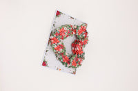 Poinsettia Heart Greeting Card