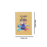 Back To School 180° 3D Pop Up Card