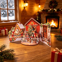 Christmas Double Door Pop Up Card