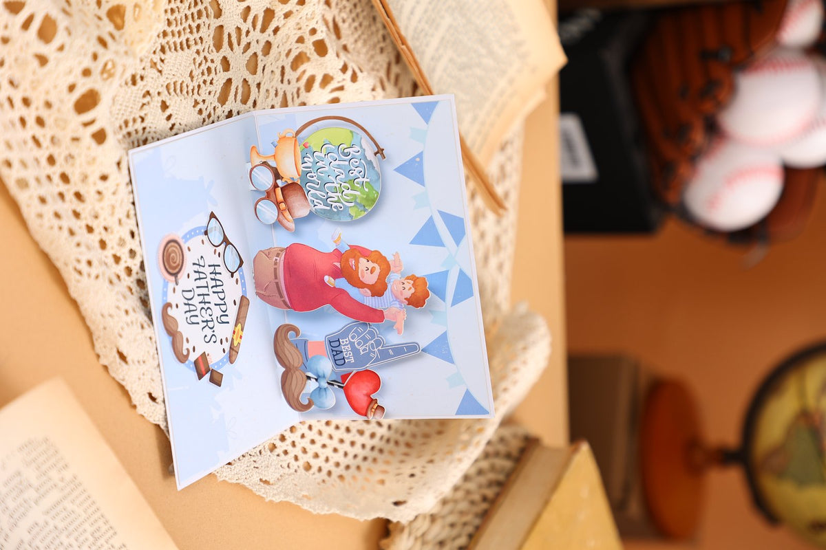 Father's Day Sports Father And Son 90° Greeting Card