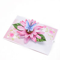 Chrysanthemum Butterfly Greeting Card