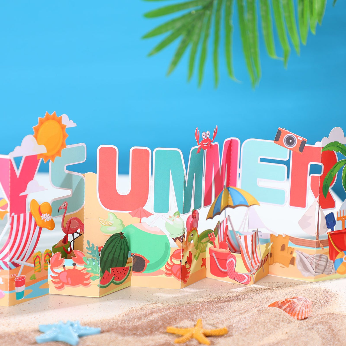 Summer Happy Slim Card