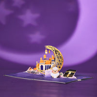 Eid Mubarak Moon A3 Giant Pop Up Card