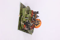 Grim Reaper Halloween Flip Pop Up Card