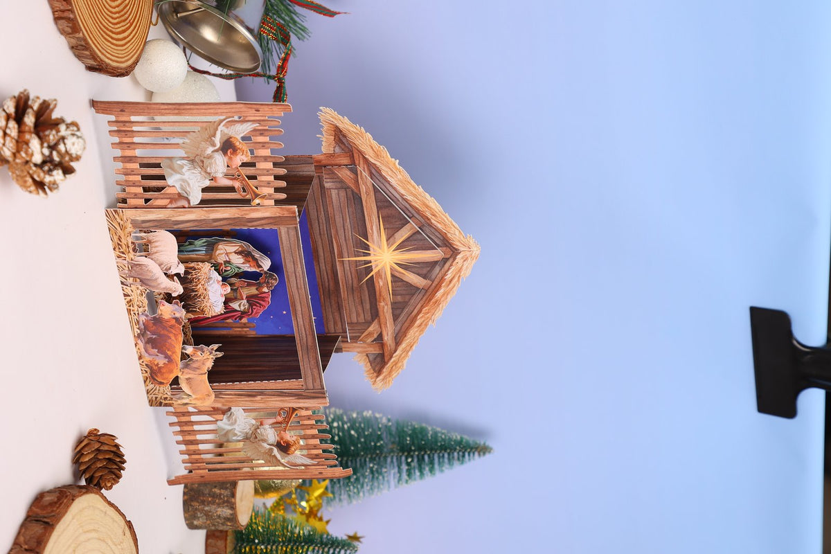 Nativity Theater Greeting Card