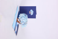 Paper-Cut Christmas Tree Flip Pop Up Card