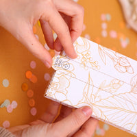 Fresh Flowers Wedding Surprise Card