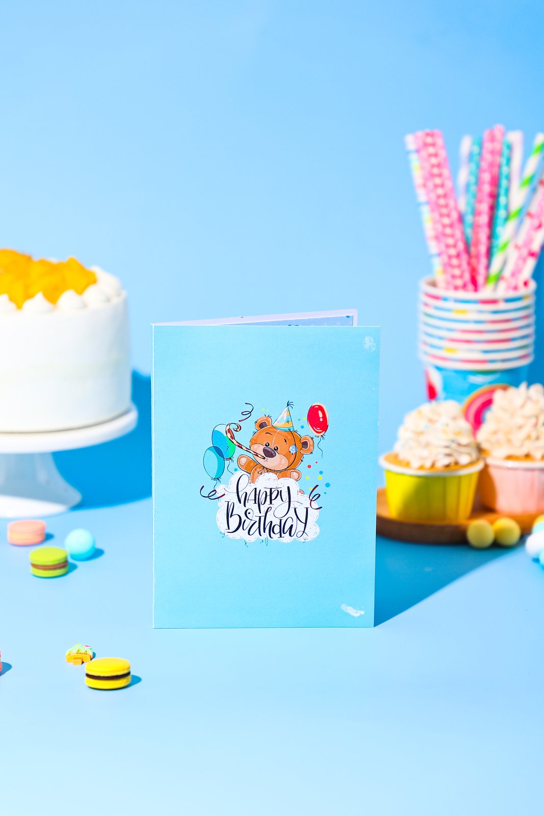 Birthday Bear 3D Pop Up Card
