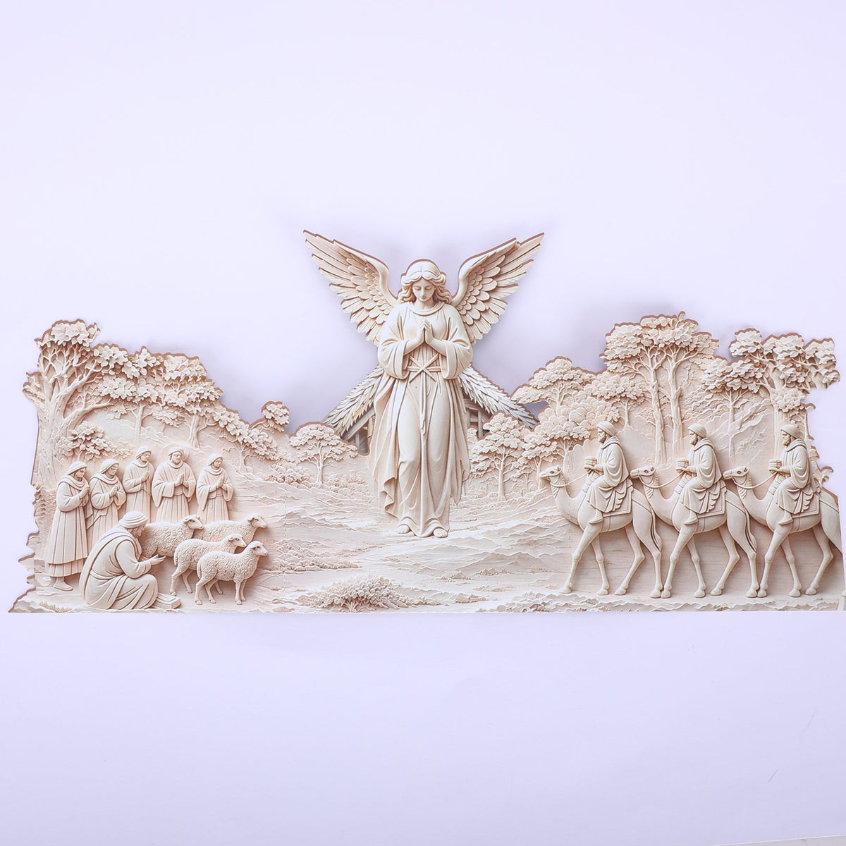 Relief Nativity Greeting Card