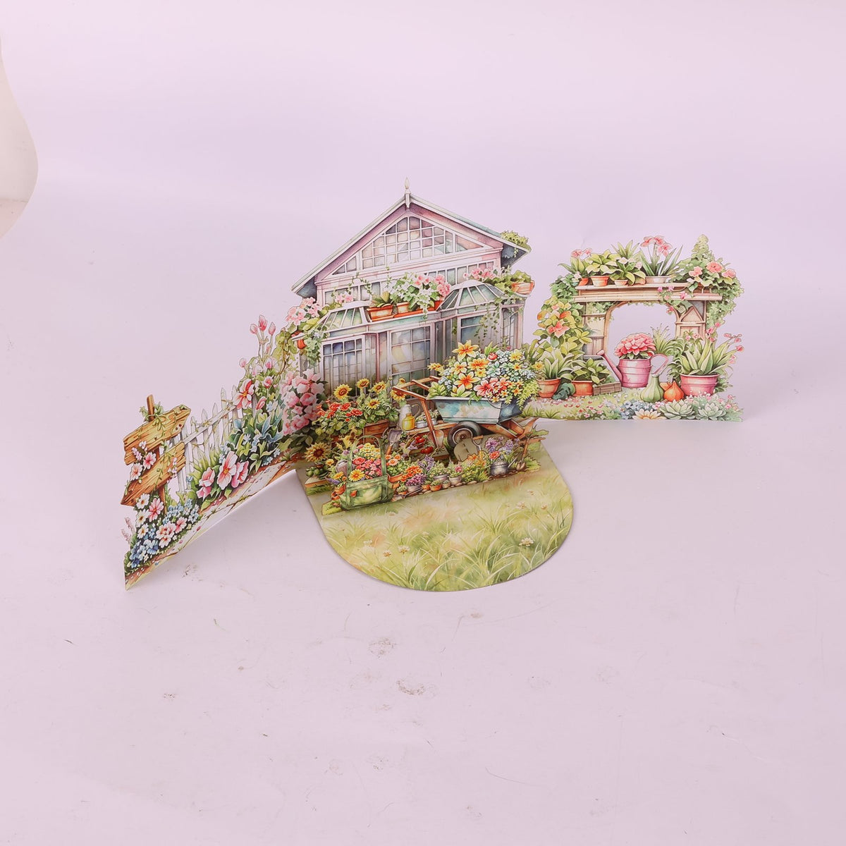 Garden Double Door 3D Pop Up Card