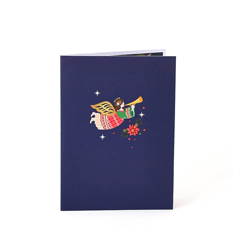 Holy Christmas Angel 3D Pop Up Card