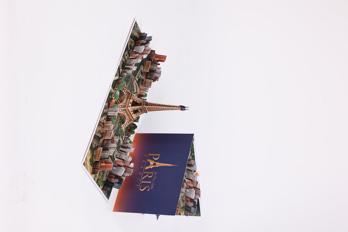 Eiffel Tower 3D Pop Up Card