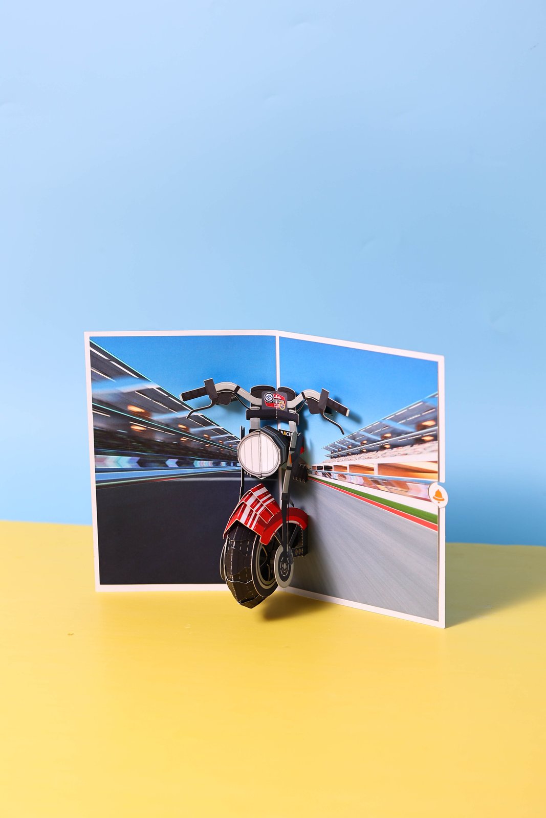 Motorcycle 3D Pop Up Card