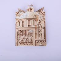 Relief Nativity Greeting Card